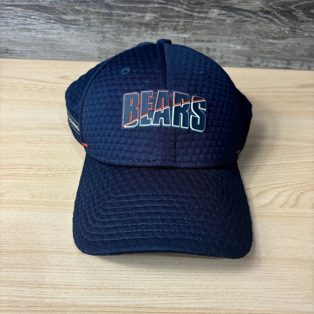 Chicago Bears Hat Cap Small Medium Blue‎ Performance NFL Training Camp Football